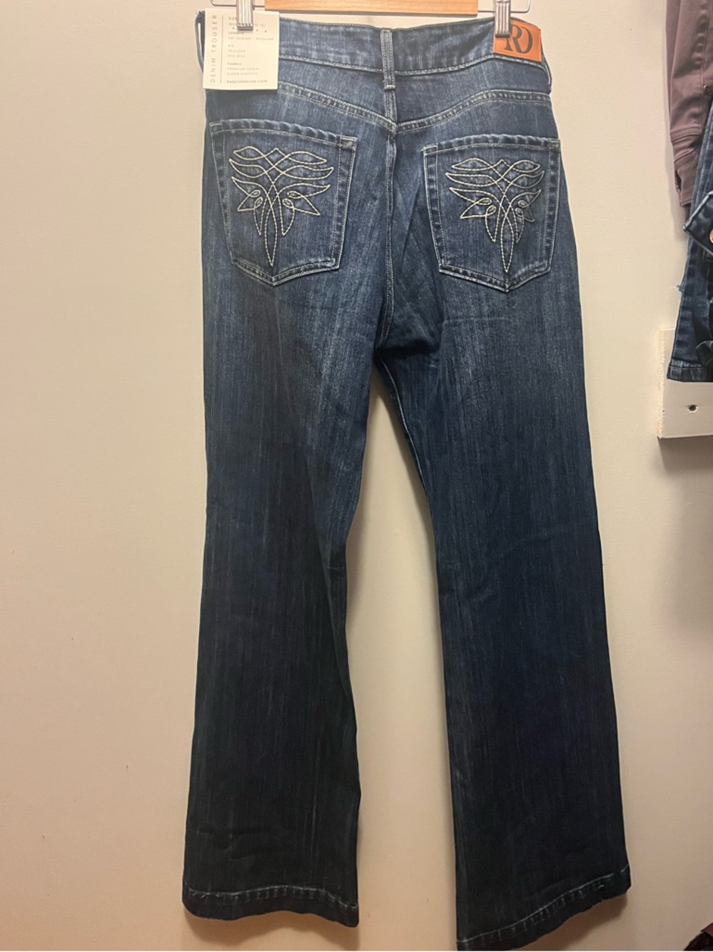 Ranch Dress’n- Nora trouser Jeans with Embroidered Back Pockets